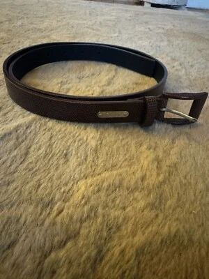 CINTURÓN SERPIENTE LAUREN RALPH LAUREN CUERO ITALIANO NEGRO. TALLA L Foto 1 de 4