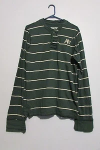 Aeropostale grün gestreiftes Langarmhemd für Herren Größe Small EUC!!! - Bild 1 von 2