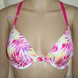 PINK Victoria's Secret Wear Everywear Racerback Demi Womens' Bra 34D,Multi Print - Picture 1 of 7