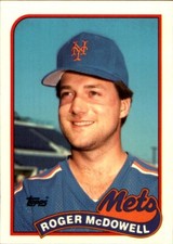 1989 Topps TIFFANY #735 Roger McDowell NEW YORK METS