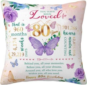 80th Birthday Gifts For Women, Best Birthday Gifts For 80 Year Old Woman, Happy - Picture 1 of 7