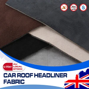 Car Roof Lining Fabric Auto Headliner Reupholstery Foam DIY Renovate Easy Work - Picture 1 of 26