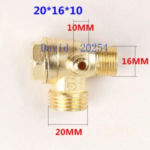 2pc Air compressor air pump piston fittings pure copper check valve three core - Picture 1 of 9