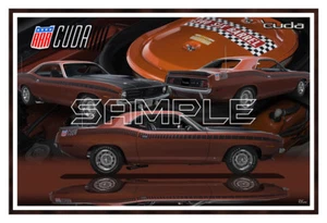1970 AAR Cuda Poster Print - Picture 1 of 1