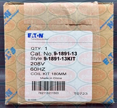 Eaton 9-1891-13 COIL, 180MM, SZ3A AND 4-5, 208V/60HZ New In Box USA Stock - Image 1 of 4