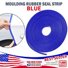 24M U-Shape Car Door Rubber Seal Strip Hood Trim Edge Mould Weatherstrip Blue