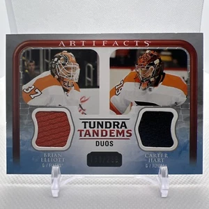 Carter Hart Brian Elliott 2023-24 Artifacts Tundra Tandems /299 Flyers - Picture 1 of 2