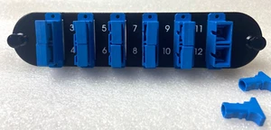 CCH-CP12-59 Corning Equal Fiber Adapter Panel SC 12 Port SM UPC Adapters - Picture 1 of 1