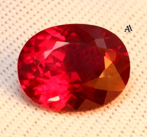 Natural Blood Red Ruby Oval Cut 25.30 Ct AAAA+ Rare Certified Loose Gemstone - Picture 1 of 7