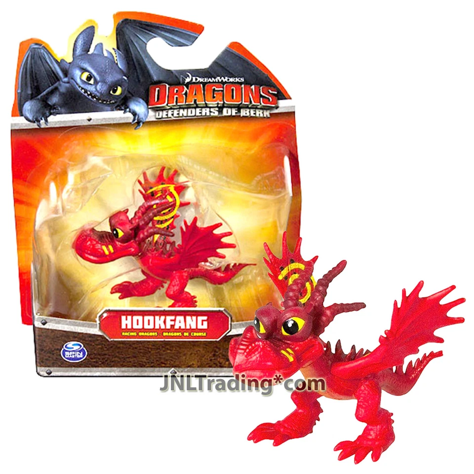 Dreamworks Dragons Hookfang Defenders of Berk Figure Spin Master Red