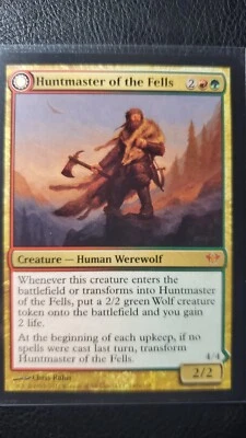 Huntmaster Of The Fells Ravager Of The Fells 140/158 MTG LP Dark Ascension  - Image 1 of 2