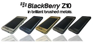 Brushed Metal Skin For BLACKBERRY Z10 Wrap Cover Sticker Protector Case Decal - Picture 1 of 6