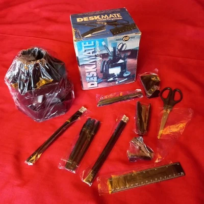BOXED RETRO 1980s 'DESKMATE' OFFICE ORGANIZER - Image 1 of 4