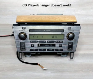 PARTS! 2002-2010 LEXUS SC430 CENTER DASH RADIO AUDIO CD PLAYER RECEIVER W/ COVER - Foto 1 di 10