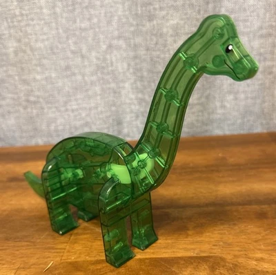 Magna-Tiles Green Brontosaurs Dinosaur Magnetic Construction Replacement Dino - Image 1 of 4
