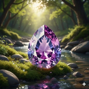 Piedra preciosa de alejandrita rusa corte pera 10 quilates rara vez se encuentra impecable que cambia de color - Imagen 1 de 7