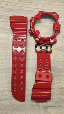 Casio G-Shock Frogman GWF-1000RD-4 красный глянец OEM смолы комплект ободок и ремень новый - Изображение 1 из 4