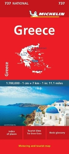Michelin Greece - Michelin National Map 737 (Map) Maps/Country (Michelin) - Immagine 1 di 1