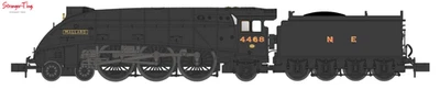 Dapol A4 4468 'Mallard' NE Wartime Black N Gauge - Image 1 of 4