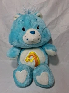 Kenner Care Bears Blue Wish Bear Plüsch 13 Zoll Vintage 1983 Sternschnuppen sauber - Bild 1 von 7