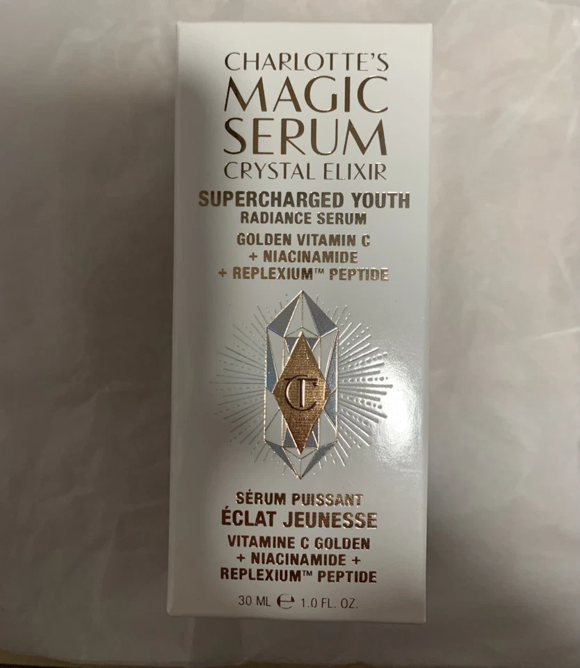 Charlotte Tilbury 魔术精华水晶灵丹妙药 1 液量盎司-正装全新带盒 — 第 1/2 张图片