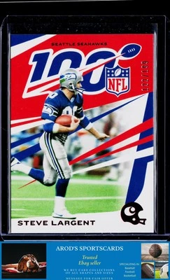 2019 Panini Chronicles *Steve Largent **Card #87** #'d /199 RED - Image 1 of 2