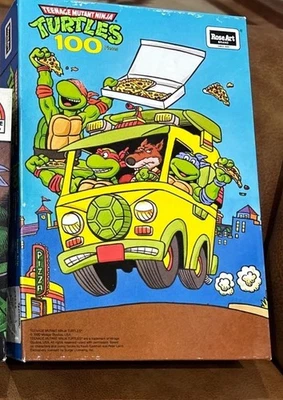 Vtg Teenage Mutant Ninja Turtles 100 Pc Jigsaw Puzzle Complete - Image 1 of 4