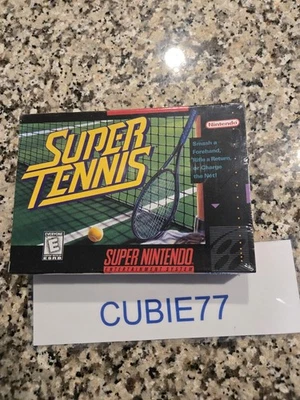 Super Tennis (Super Nintendo Entertainment System SNES, 1991) Brand New Sealed  - Image 1 of 4