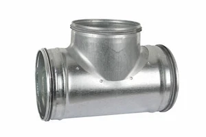 Té de branchement réduit Tuyau raccord en T 200 mm à 100 mm Connecteur Tube air - Imagen 1 de 1