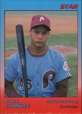 1989 Martinsville Phillies Star #5 Paul Carson