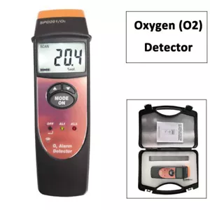 Oxygen O2 Gas Detector Digital O2 Oxygen Concentration Leak Monitor 0~25% (VOL) - Picture 1 of 12