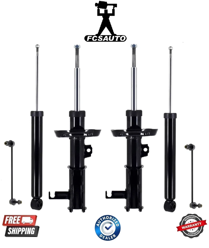 Complete Front Strut & Rear Shock with Sway Bar Fits 10-16 Buick Lacrosse Foto 1 de 1