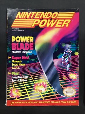1991 Nintendo Power Vol 23 Magazine With Sim City Poster - Image 1 of 4