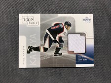 2001-02 UPPER DECK TOP SHELF PAUL KARIYA ALL-STAR GAME-USED JERSEY #TJ-PK