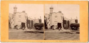 U.K.Wales.Pays de Galles.Chirk Castle.Photo Albumen Stereoview.Stereo 8x17cm. - Picture 1 of 1