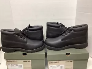 Timberland WP wasserdichter Chukka Herrenstiefel schwarz #50059 ""Vintage"" ungetragen - Bild 1 von 12