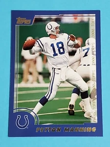2000 Topps Peyton Manning Indianapolis Colts #100 - Picture 1 of 2