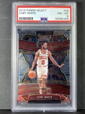 2019 Panini Select Coby White RC Rookie #48 PSA 8