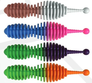 Señuelos suaves área trucha silicona gusano cebos FL LittleRat 2,2 pulgadas bicolores - Imagen 1 de 65