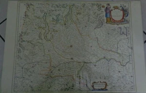 CARTOGRAFIA ANTICA DEL 1600 STATO DI MILANO DI WILLEM E J BLAEU  - Picture 1 of 1