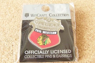 2015 Western Conference Champions pin NHL Chicago Blackhawks wn - Image 1 of 2
