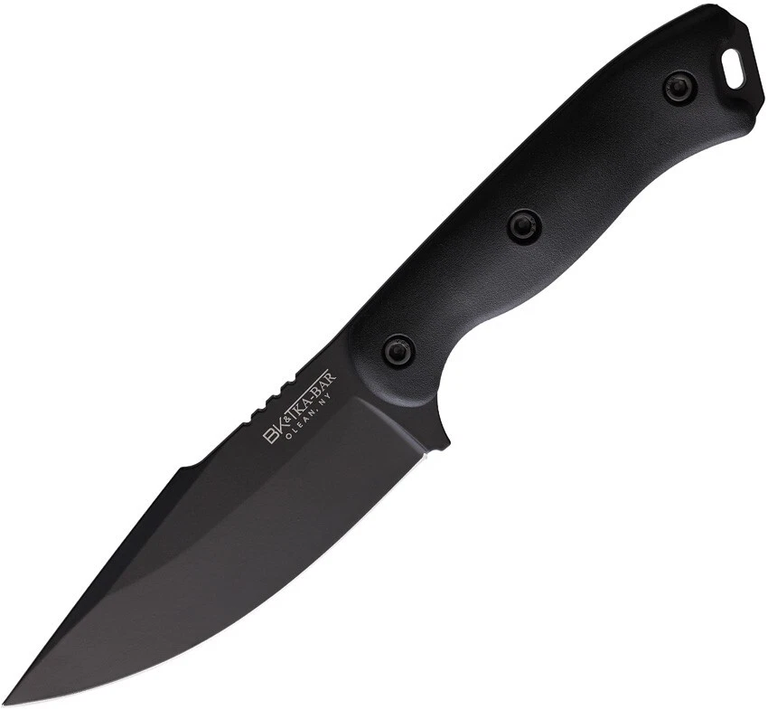 Ka-Bar Becker BLACK HARPOON KNIFE 4.5" 1095 Cro-Van SHEATH BK18BK FAST SHIP