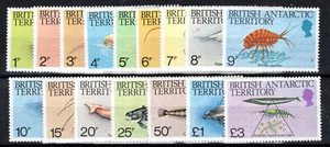 Territorio Antártico Británico 1984 conjunto de vida marina SG 123-38 MNH - Imagen 1 de 1
