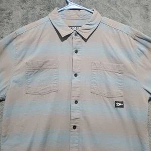 ZOO YORK Mens L Shirt Button Up Long Sleeve Chaz Ortiz Skatercore Grunge - Picture 1 of 9