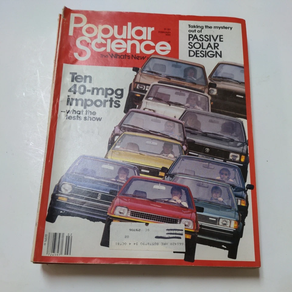 Magazine Popular Science February 1981 VG - Image 1 of 4