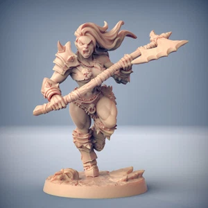 Orc Barbarian D - Artisan Guild Fantasy Dungeons and Dragons Miniature Monster - Picture 1 of 2