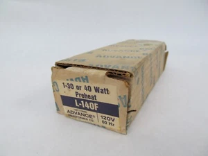 Alimentatore preriscaldatore NOS Advance 1-30 o 40 Watt L-140F - Foto 1 di 2