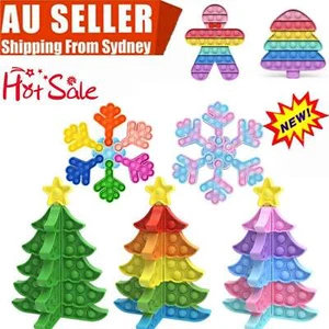 Christmas Fidget Toy Sensory Stress Relief Christmas Tree GiTK - Picture 1 of 16