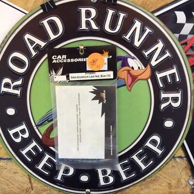 Dynamite DYN8582 Aluminum Lock Nut {10pcXBlueX4mm}NEW USA SHIP - Image 1 of 2