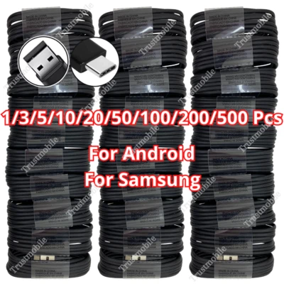 USB Type C Fast Charger Charging Cable For Samsung S22 21 20 10 A53 52 Wholesale - Image 1 of 4